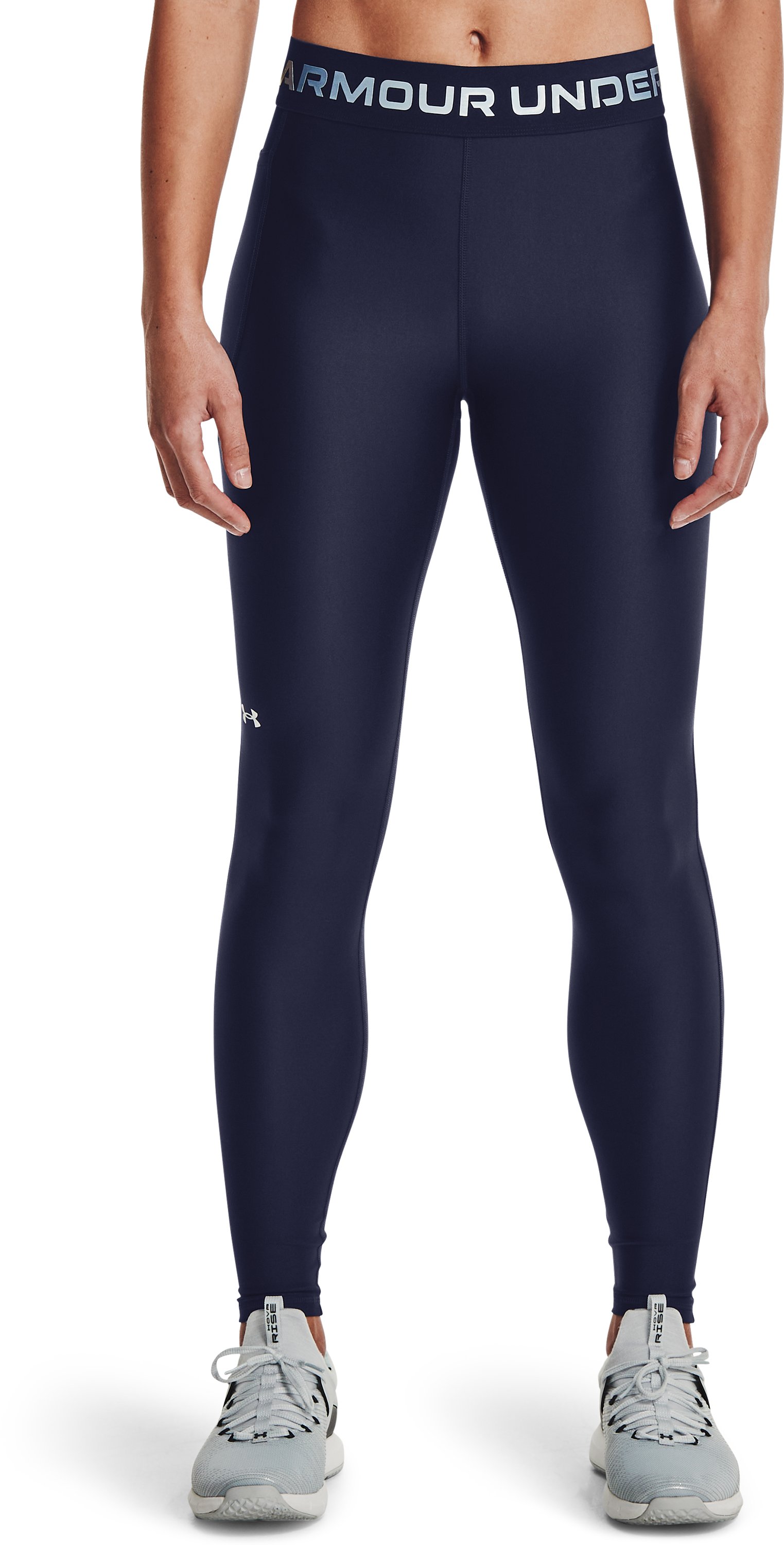 HeatGear Wordmark Waistband Women's Full-Length Leggings 3