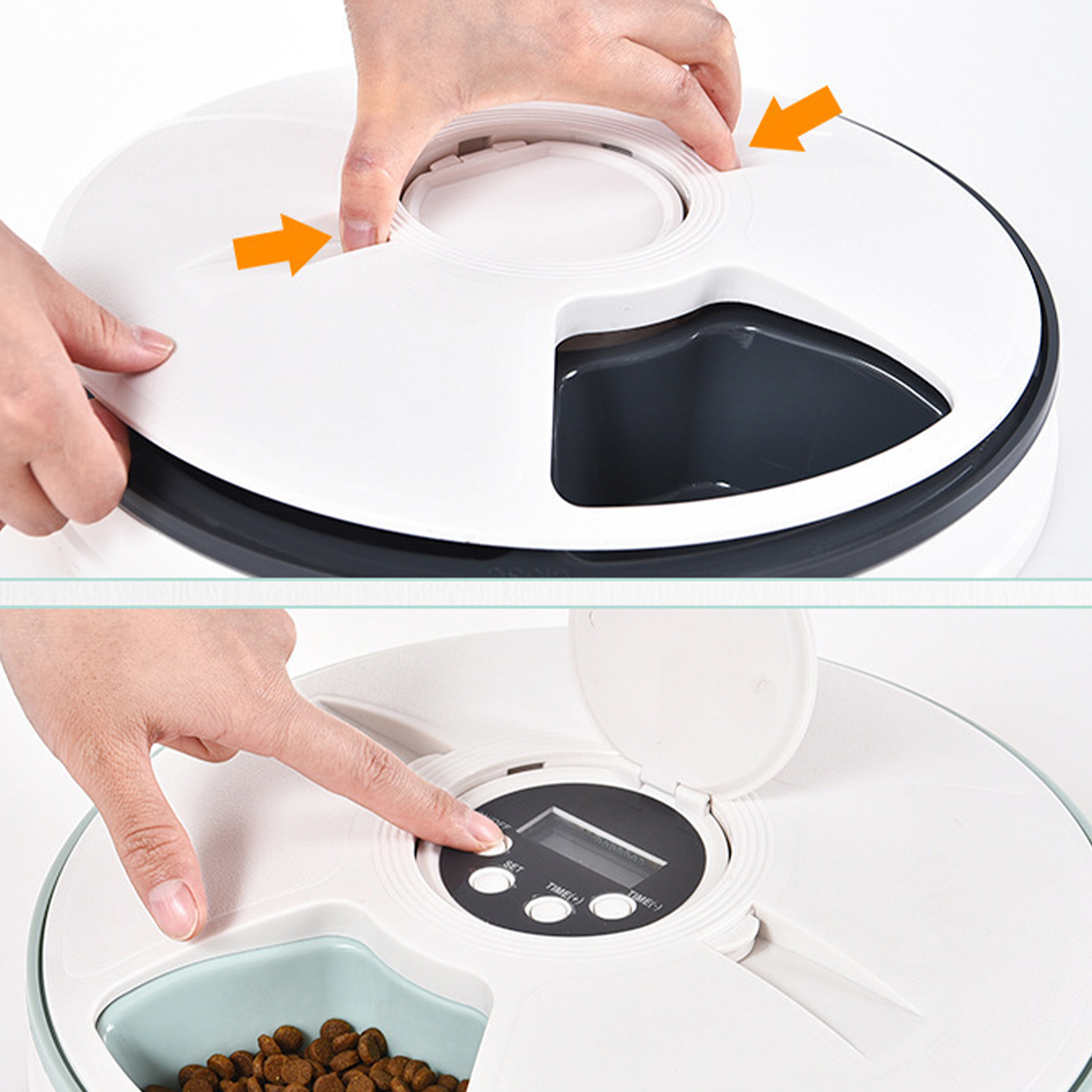 Abs Large Capacity Timed Pet Feeder 4