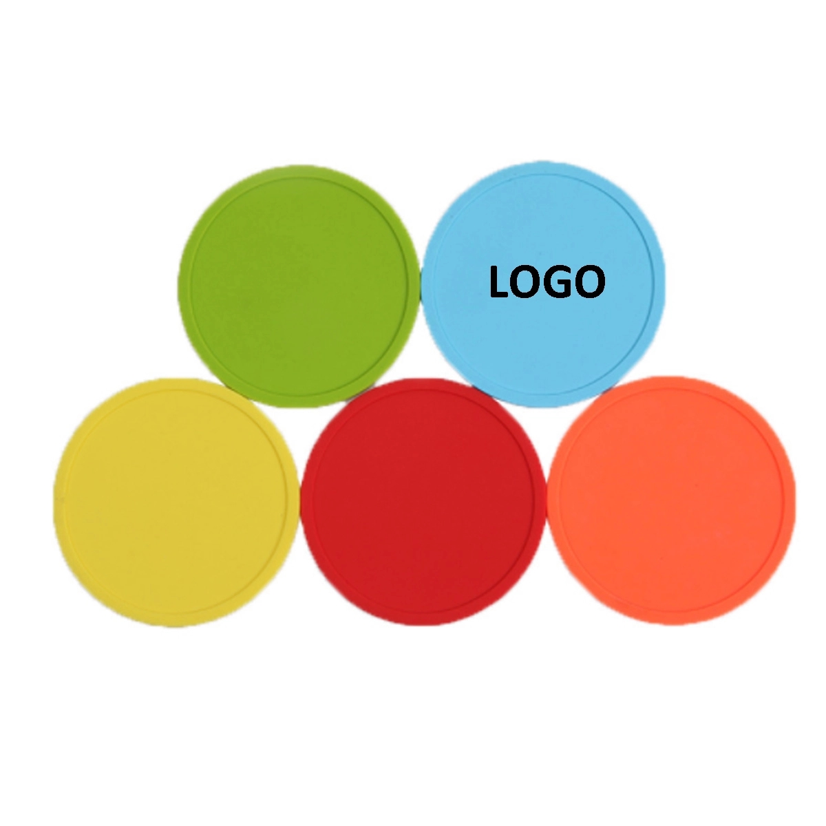 Round Silicone Coaster 1