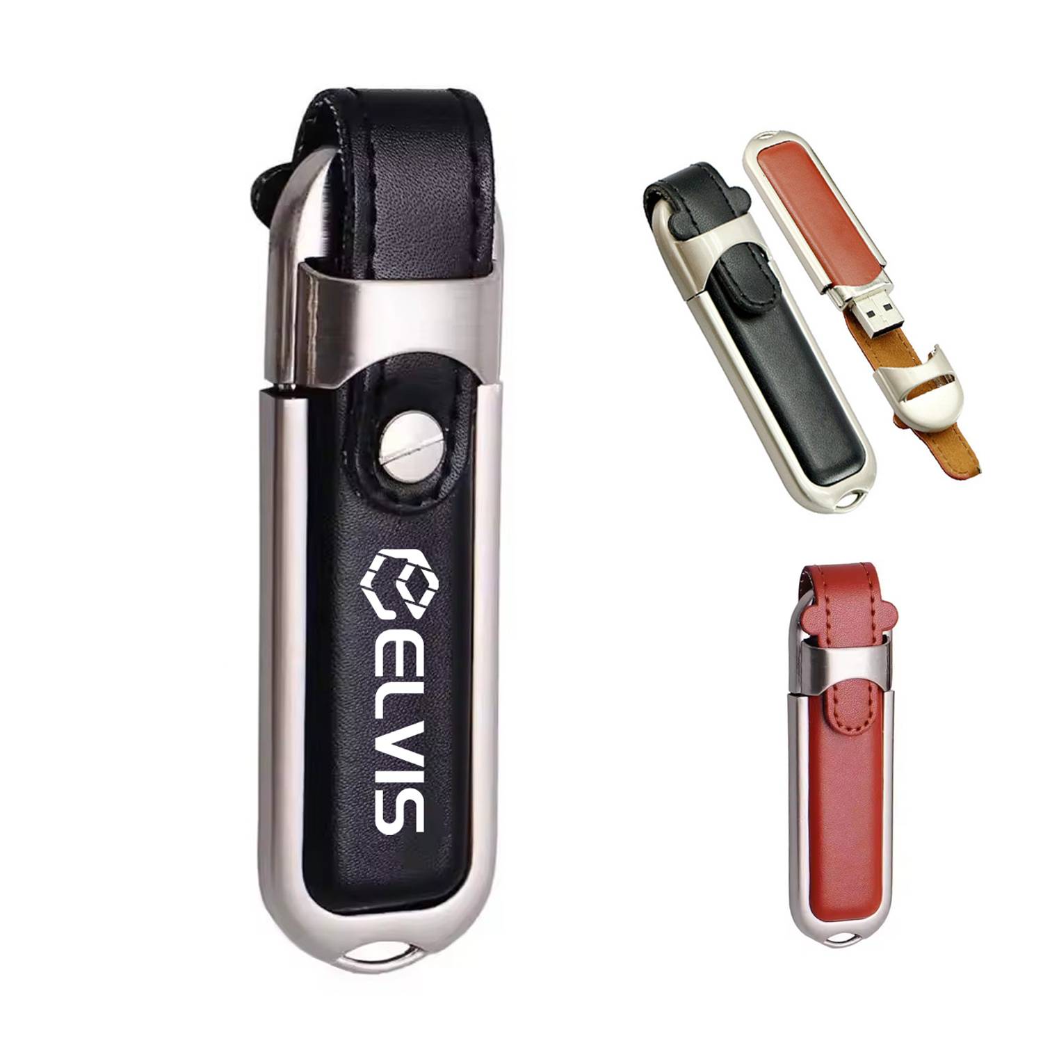 Leather Case USB Drive 2