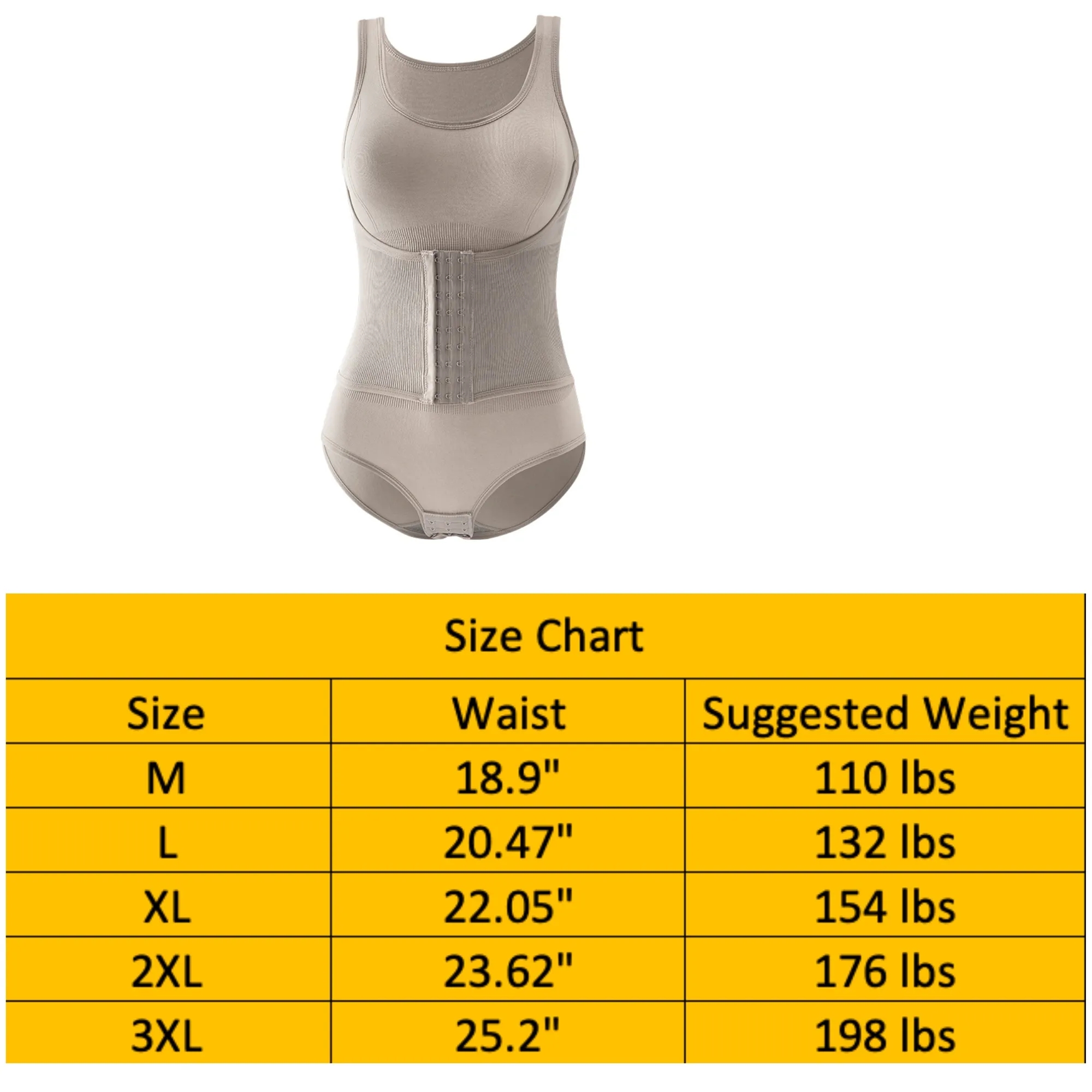 Double Layer Shapewear Tummy Control Bodysuit For Women 7