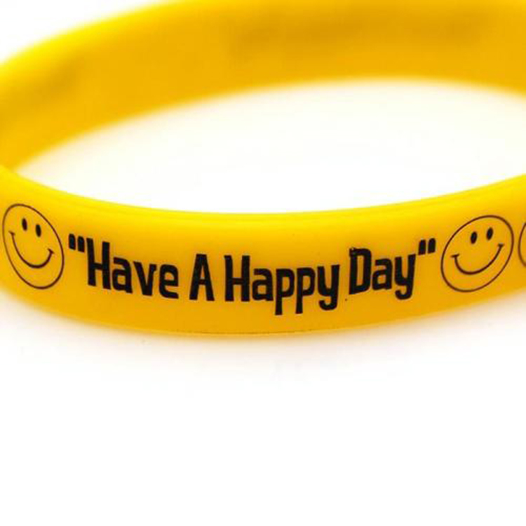Screen Printed Silicone Bracelet 3