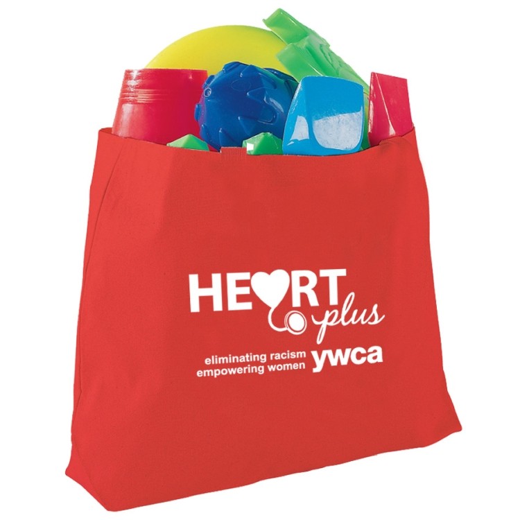 Canvas Jumbo Tote Bag, custom tote bag with logo imprint 2