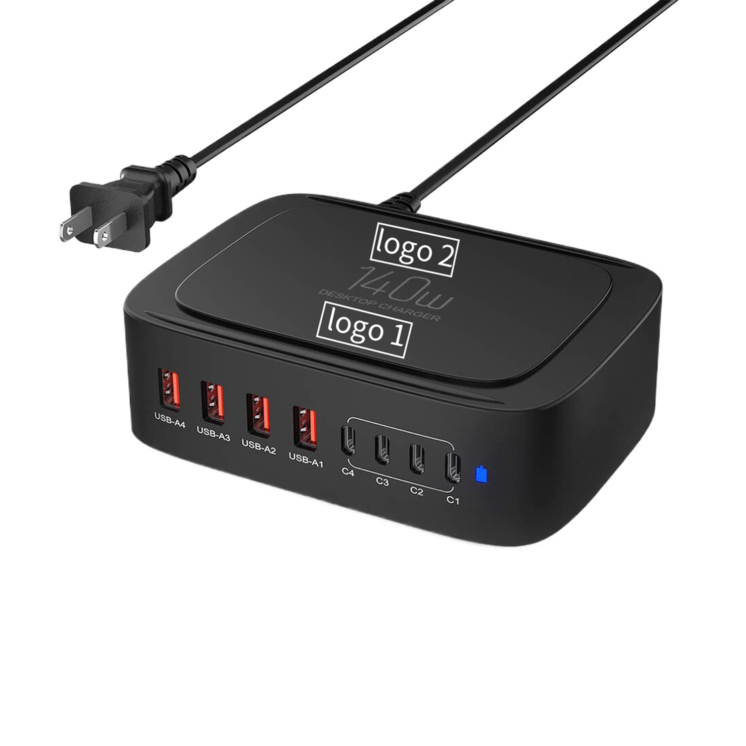 Power Hub 8-Port Desktop Charger - 140 W 4