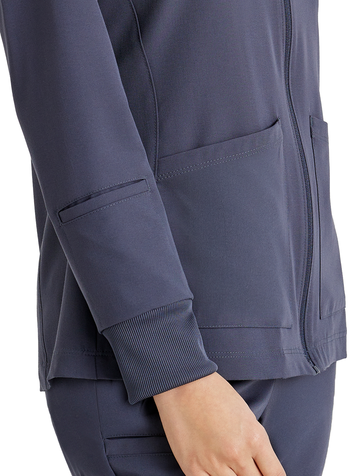 Barco Unify - Women's Three-Pocket Zip-Up Team Warm-Up Scrub Jacket 13