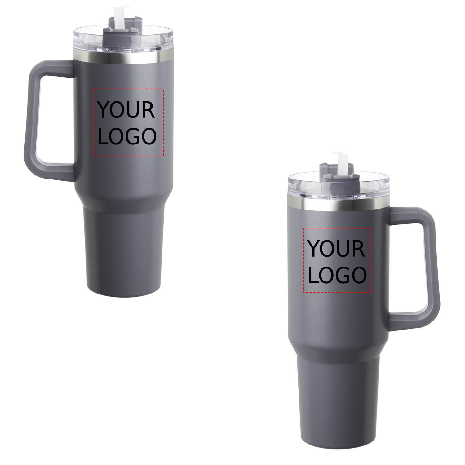 Stainless Steel Insulated Tumbler with Straw, 40 oz. — view 1 of 6
