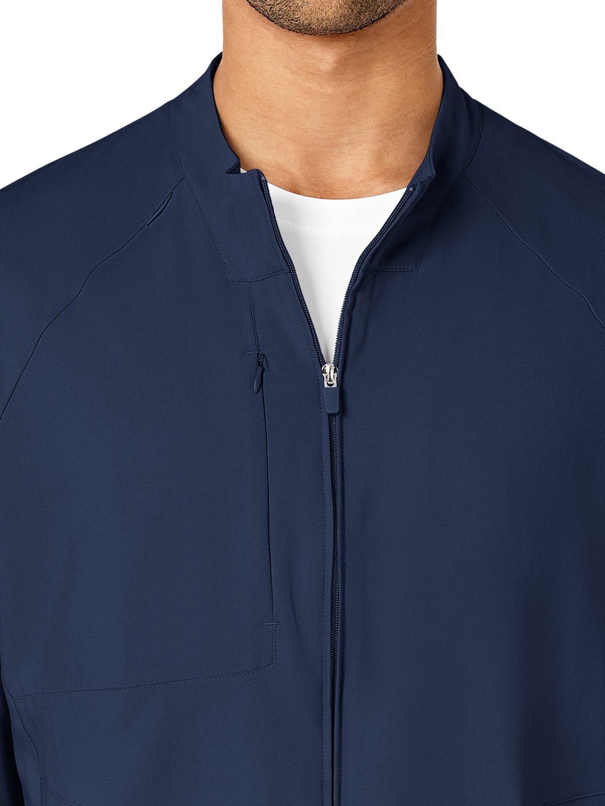 Wink - W123 - Men's Three-Pocket Zip-Front Warm-Up Jacket 9