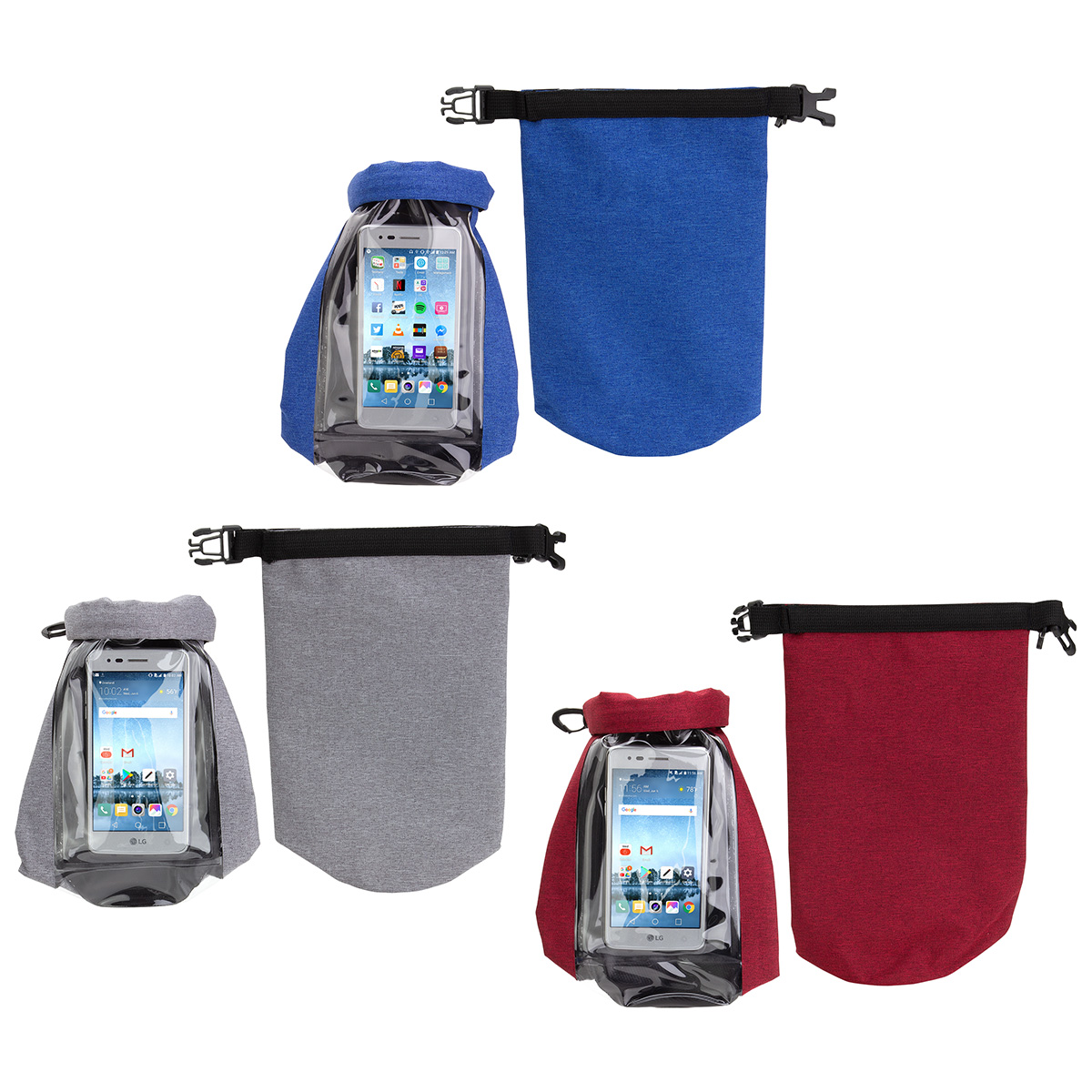 2-Liter Waterproof Gear Bag with Touch-Thru Phone Pocket 19