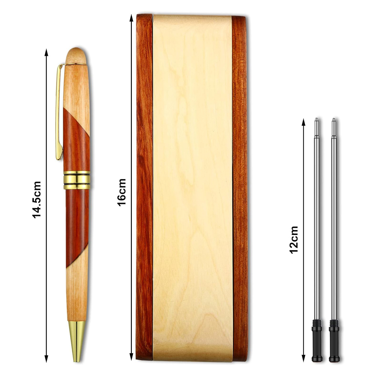 Eco-Friendly Bamboo Pen Set for School Supplies 1
