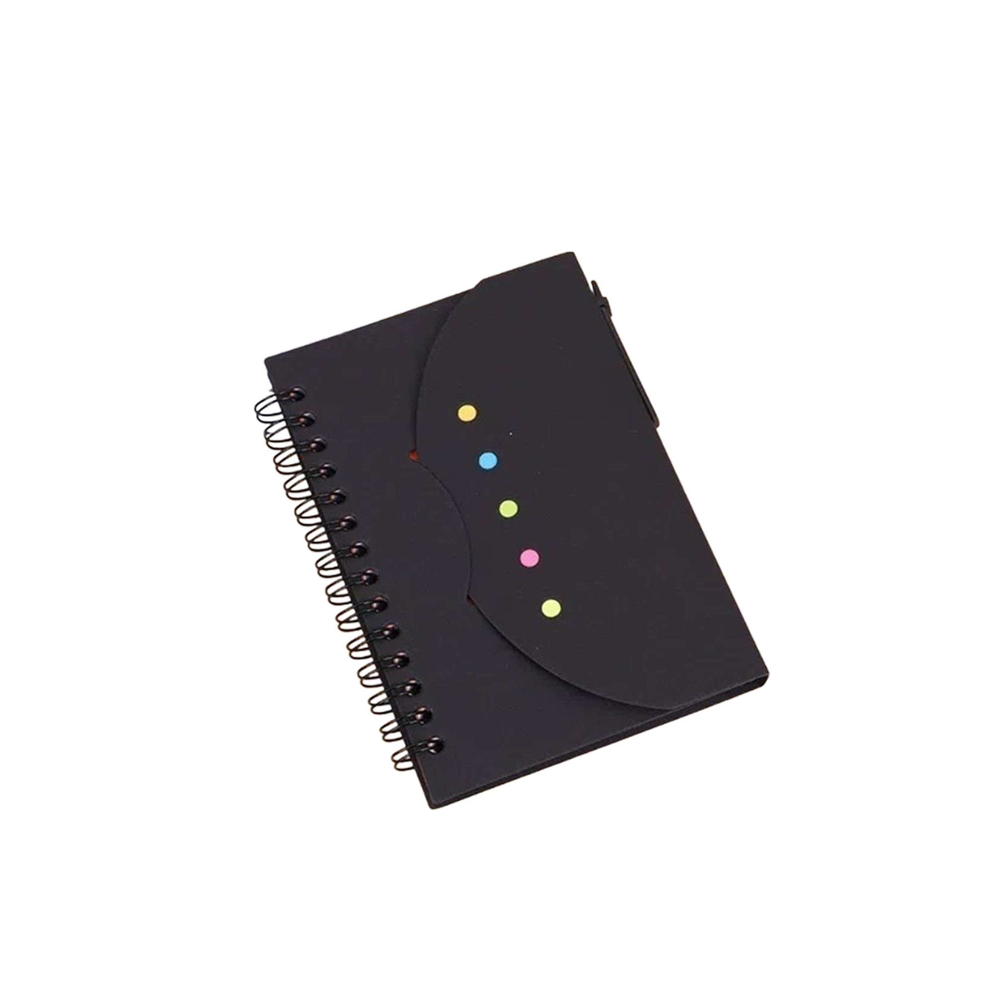 Recycled Kraft Cover Notebook With Pen And Sticky Notes 5
