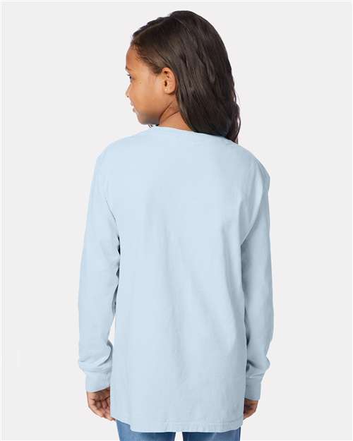 Youth Garment-Dyed Long Sleeve T-Shirt - GDH275 26