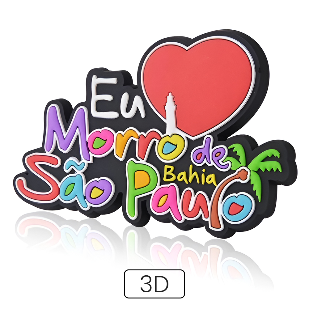 2.5" 2D Custom PVC Magnet 5