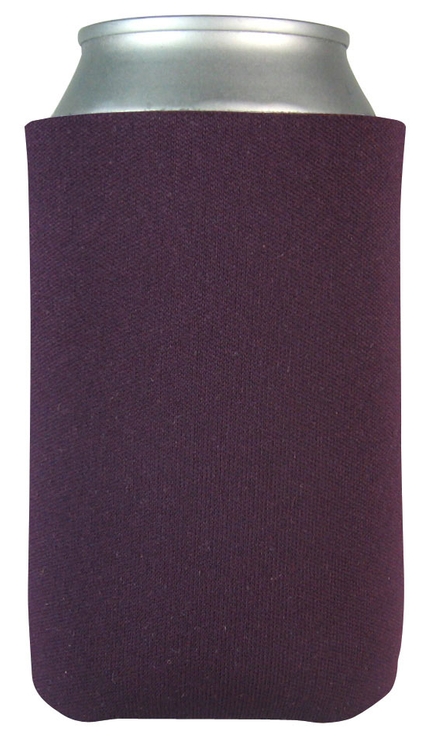 FoamZone USA Made Collapsible Can Cooler with Bottom Imprint