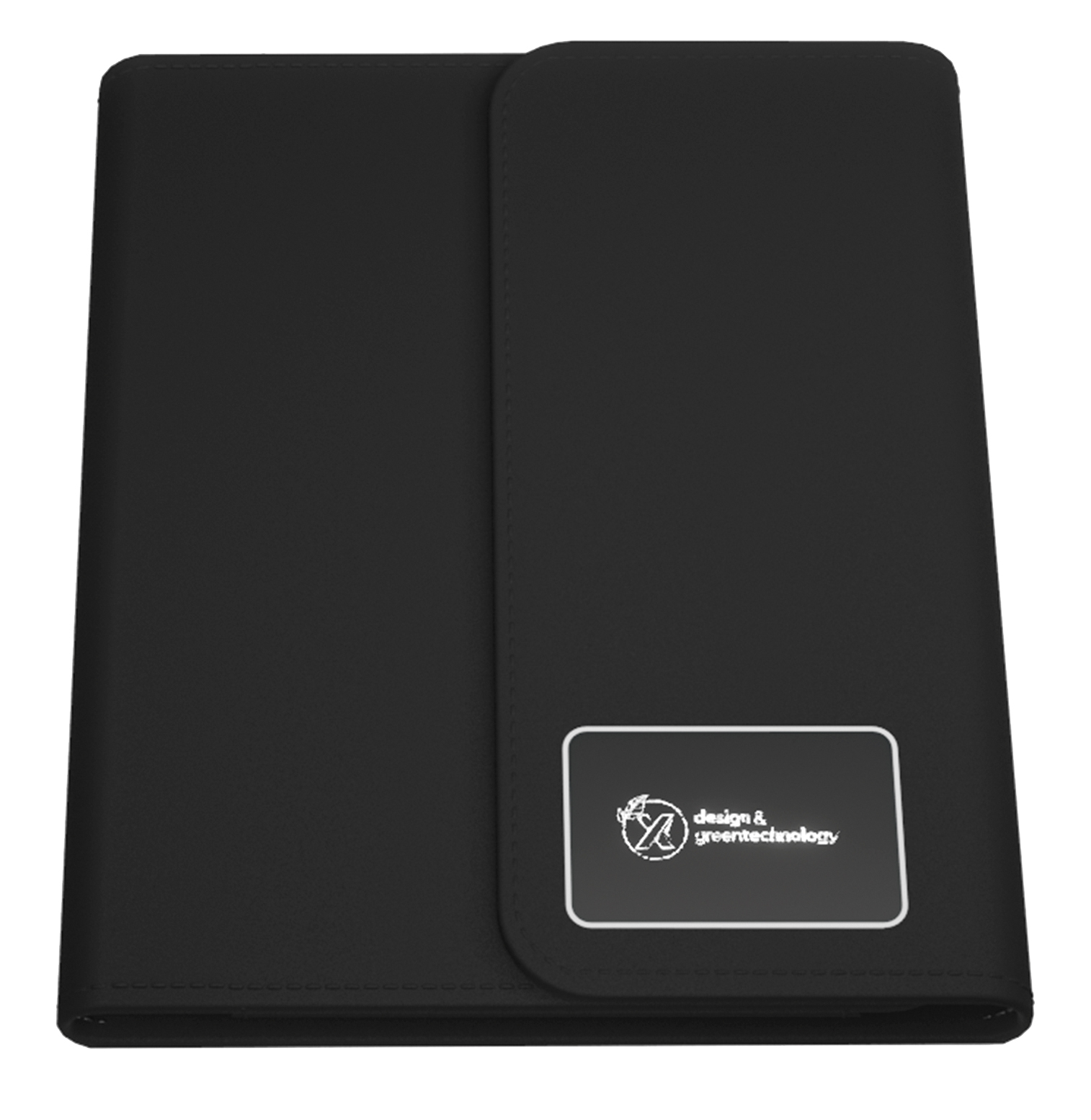 SCX Innovative Design™ Wireless Charging Notebook A5 with Power Bank 4000 mAh 8