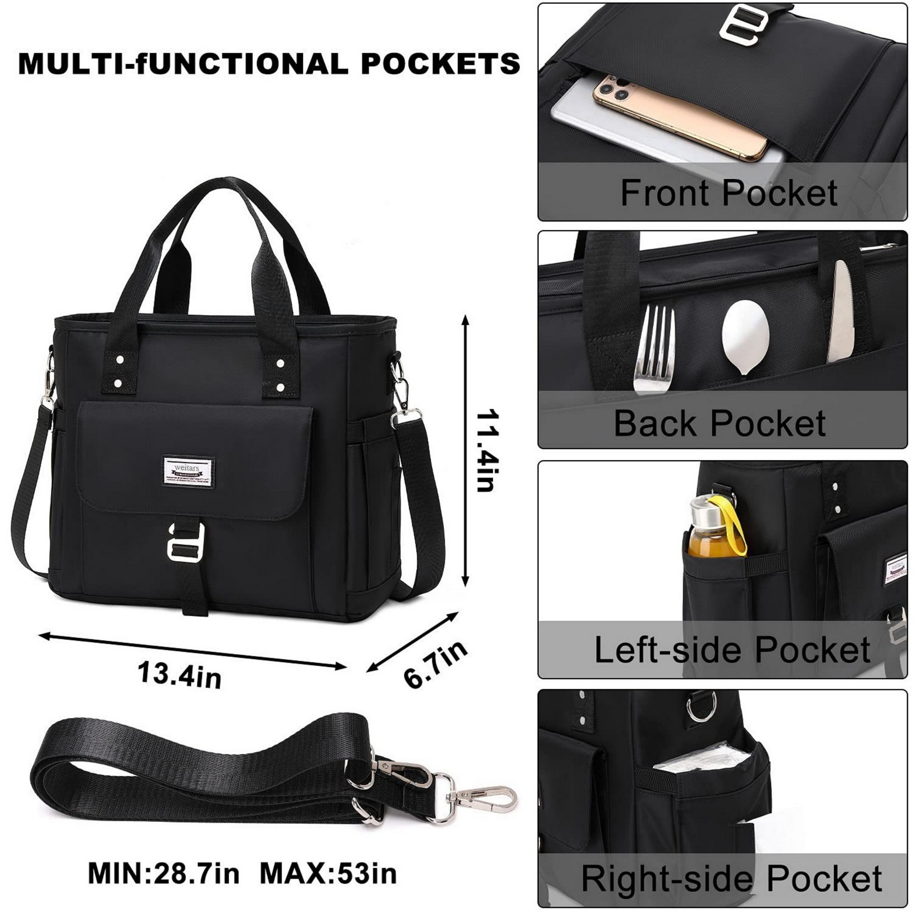 Insulated Lunch Box Soft Cooler Tote 2