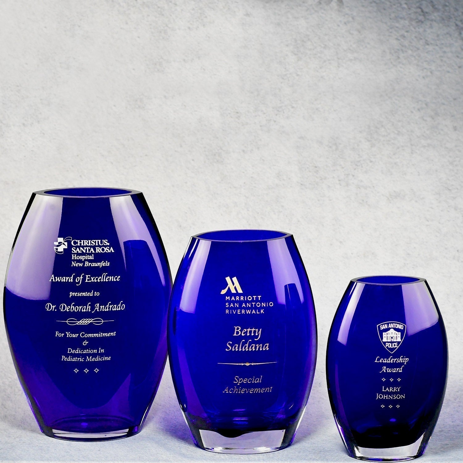 Cobalt Crystal Vase 2
