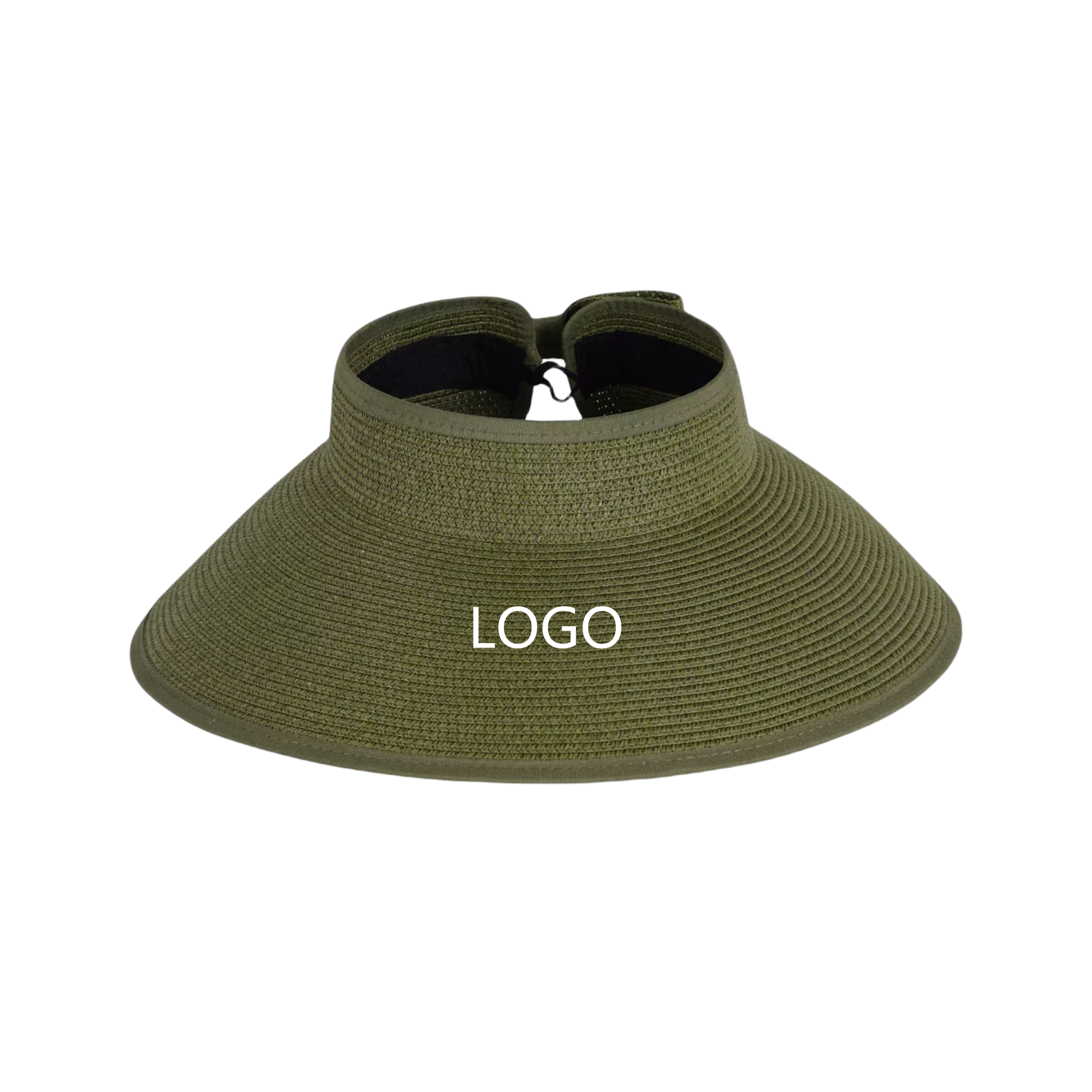 Wide Brimmed Folding Straw Hat 6