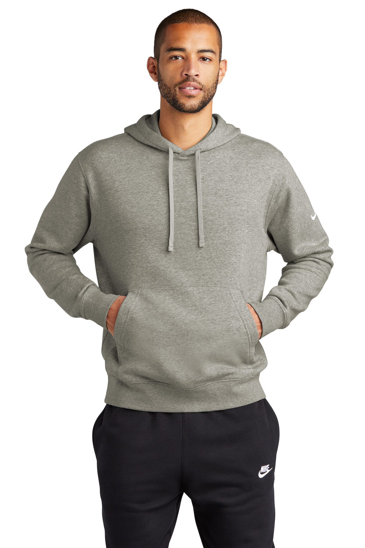 Nike Club Fleece Sleeve Swoosh Pullover Hoodie NKDR1499, custom hoodie or sweatshirt with logo imprint 45