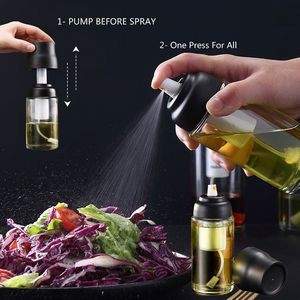 Cooking Oil Sprayer Bottle Dispenser With ABS Plastic Lid 9