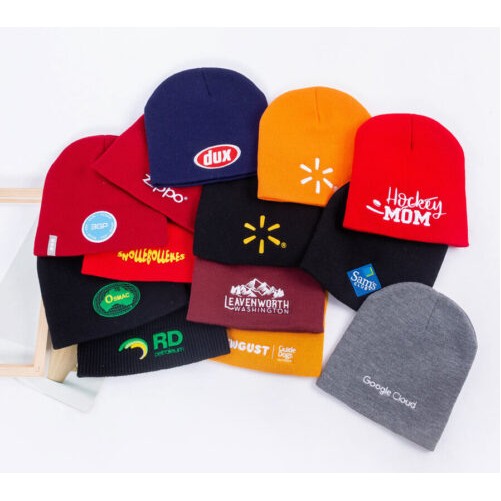 Warm Cuffed Knit Beanie Hat 5