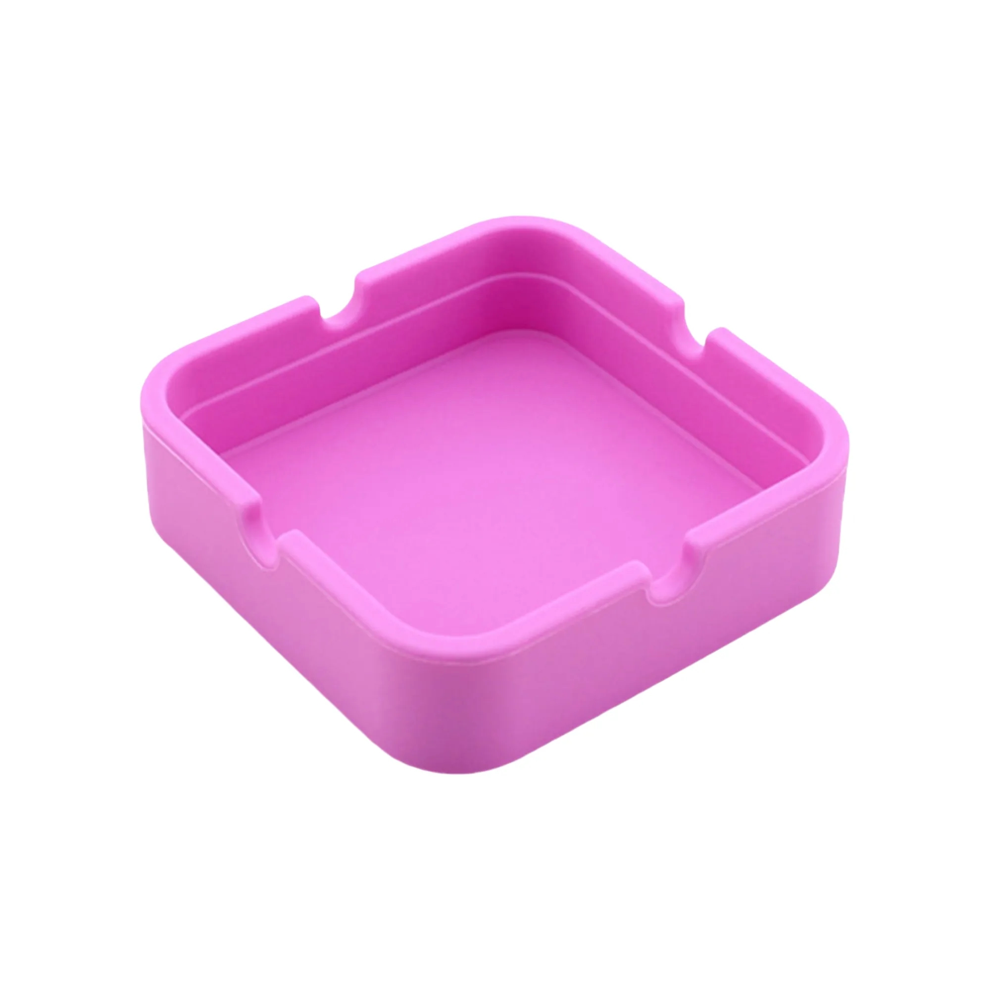 Silicone Square Ashtray-Shatterproof & Heat-Resistant 17