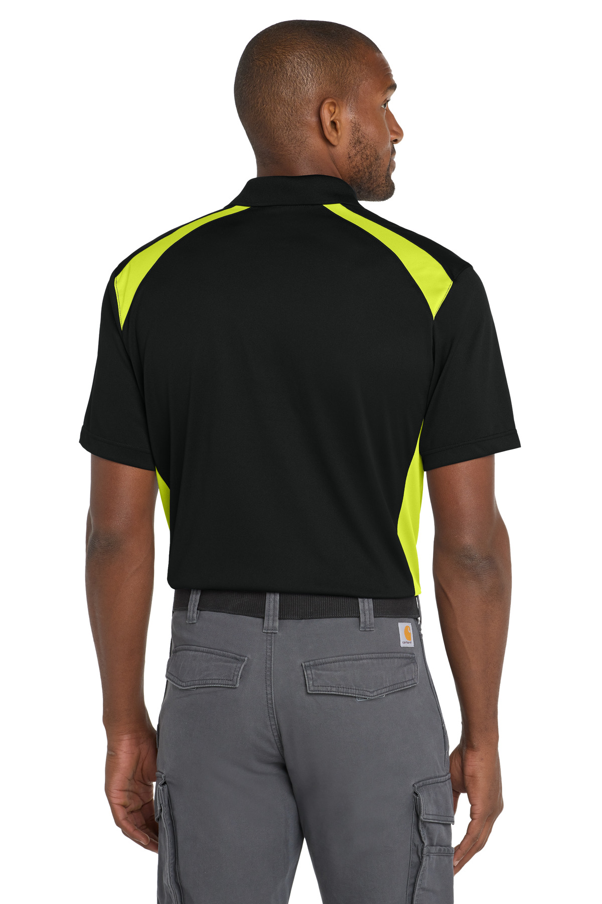 CornerStone Select Snag-Proof Two Way Colorblock Pocket Polo. CS416 32