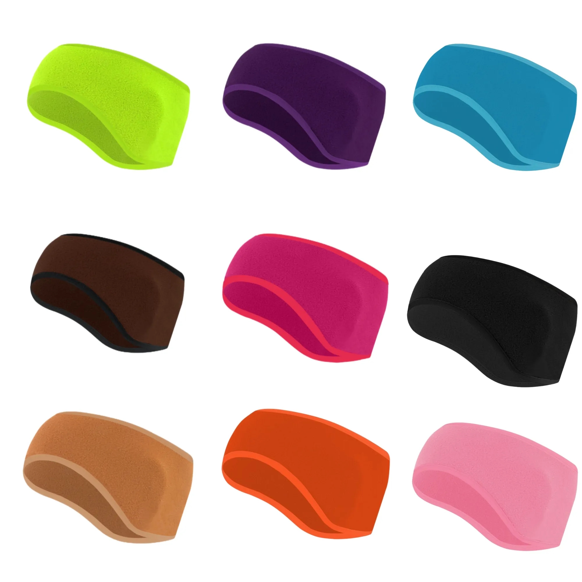 Thermal Fleece Ear Warmer Cover Headband Running Head Wrap 2
