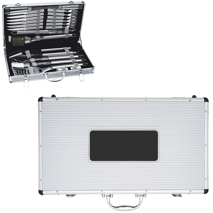 24 Piece Deluxe BBQ Set 6