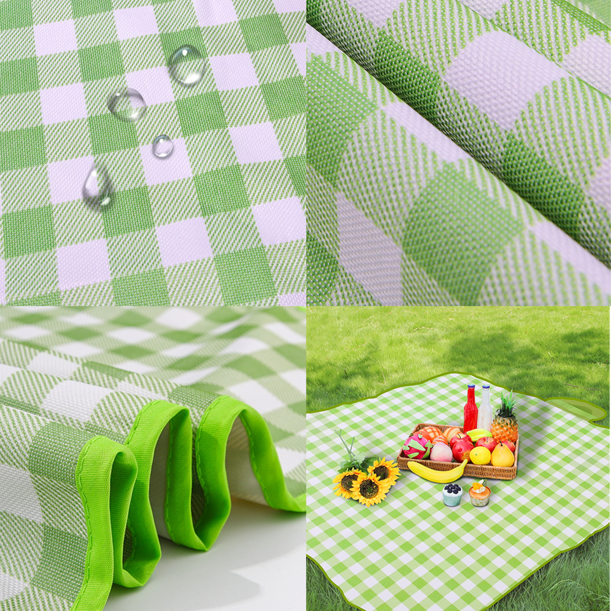 Full Color Picnic Cloth Moisture Proof Mat MOQ 50 2