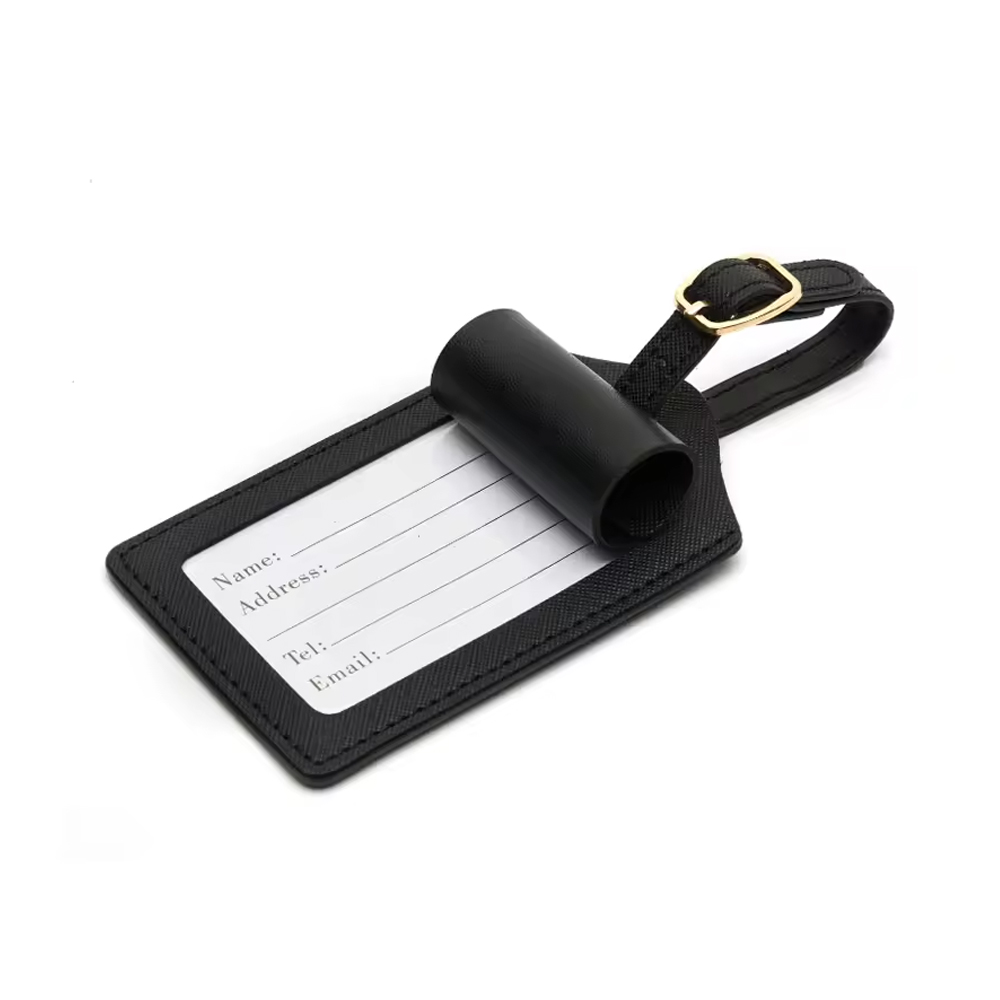 Custom Embroidered Leatherette Luggage Tags 3