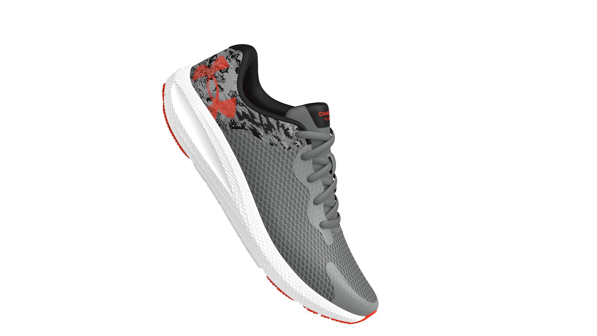 Boys' Grade School UA Pursuit 2 Big Logo Print Running Shoes 2