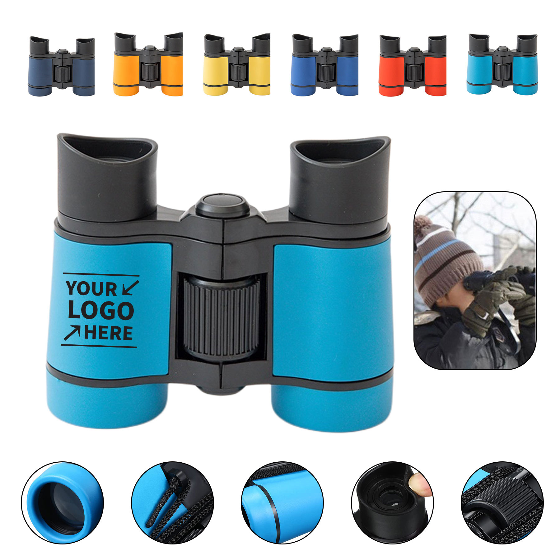 4*30mm Kids Binoculars 2