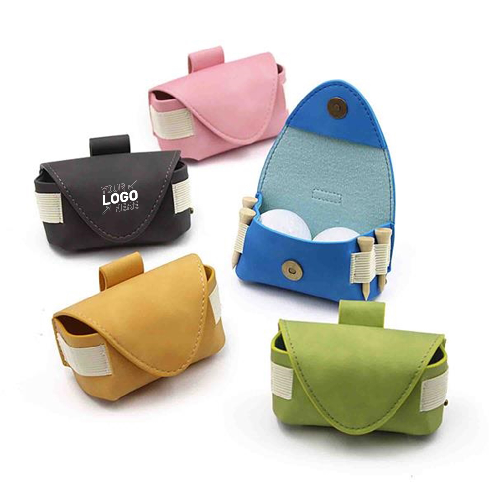 Golf Ball Case In Premium Synthetic Leather Lightweight 3