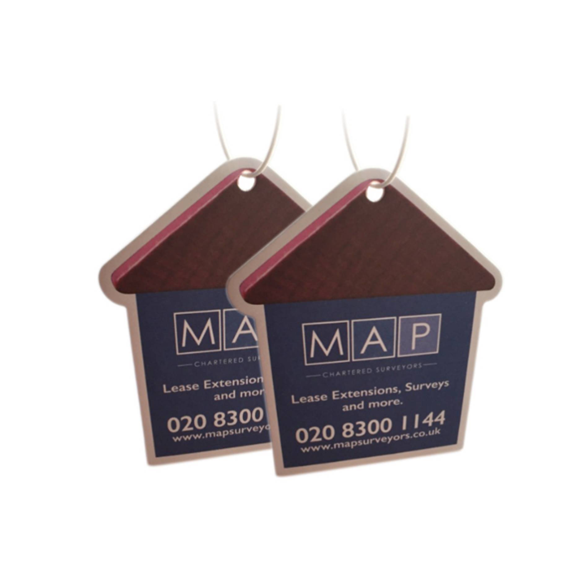 House Shape Car Paper Air Freshener 3