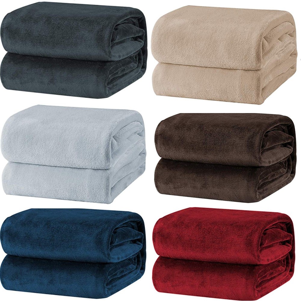 Flannel Fleece Microfiber Throw Blanket 2