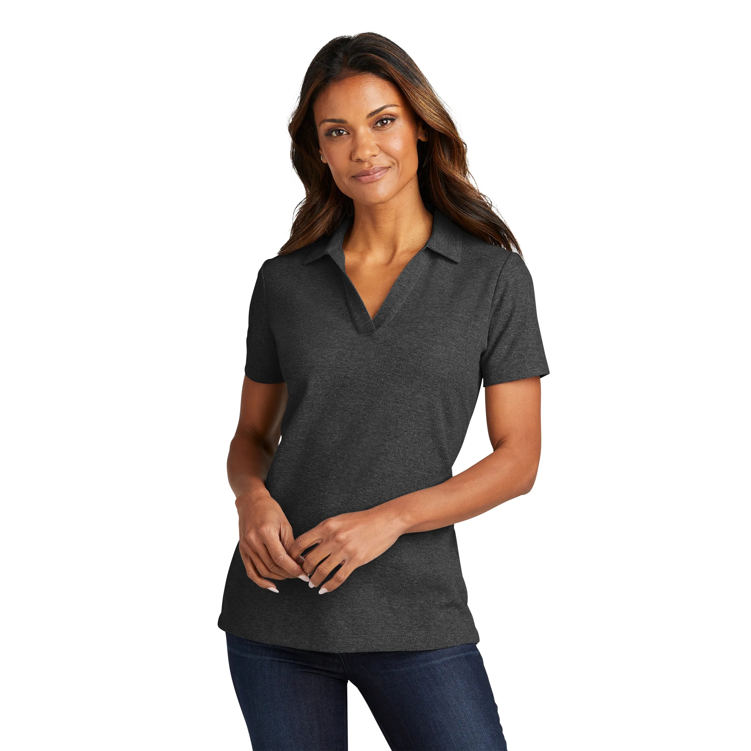 Port Authority(R) Ladies C-FREE(R) Cotton Blend Pique Polo 13
