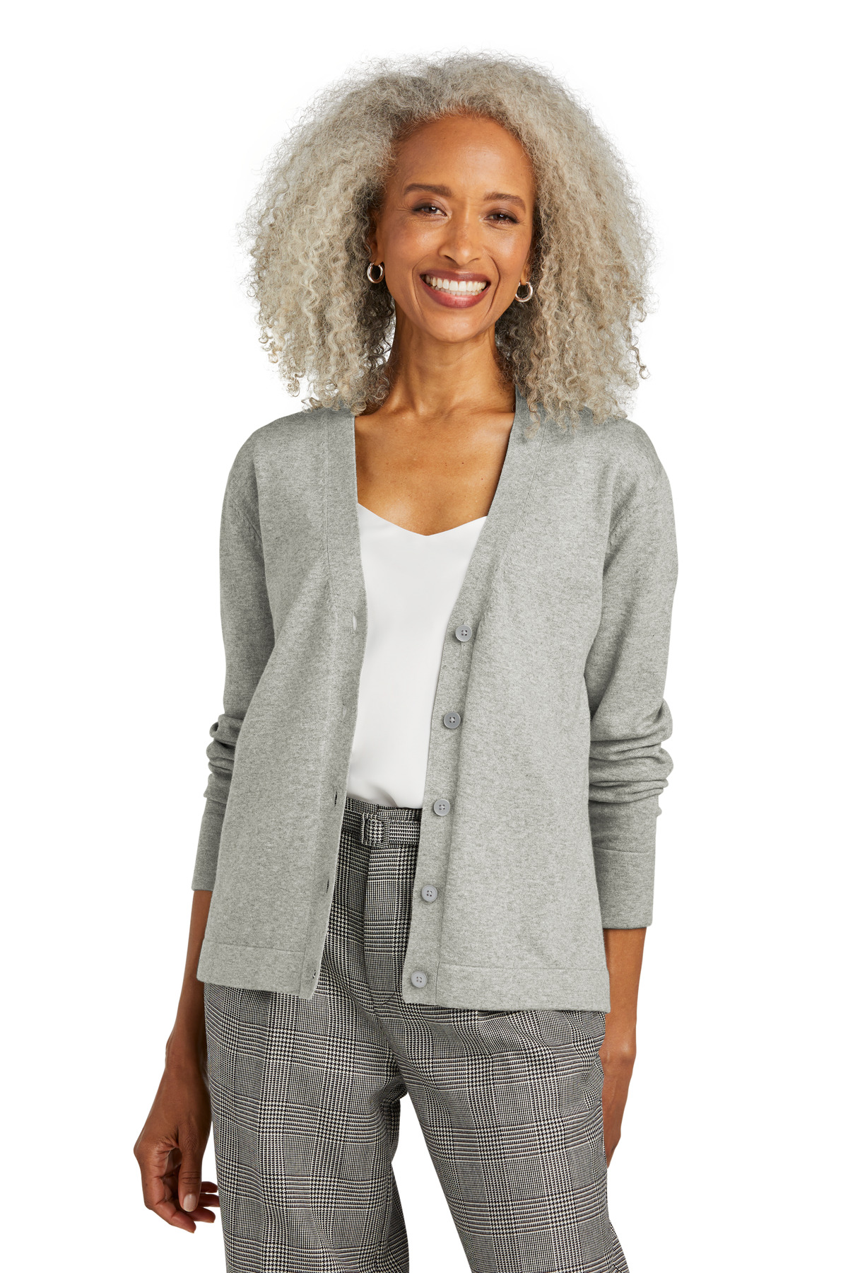 Brooks Brothers Women's Cotton Stretch Cardigan Sweater BB18405 10