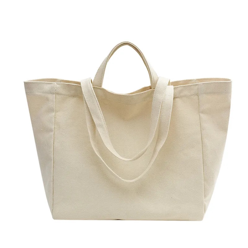 Two Different Handle Sizes Canvas Tote Bag, custom tote bag with logo imprint 9