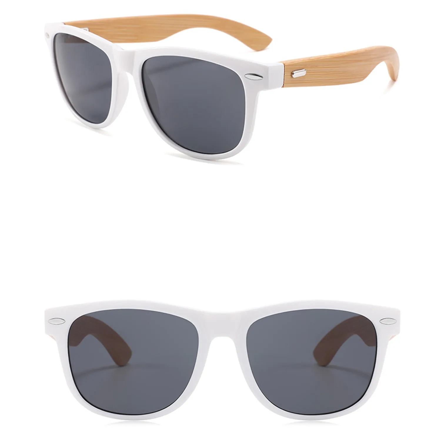 Polarized Wood Glasses Men Wooden Bamboo Sunglasses 2
