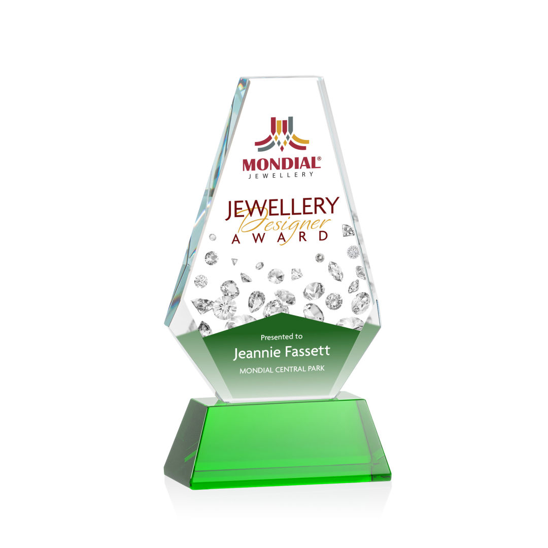 Kingsley VividPrint™ Award on Newhaven Base - Green 2