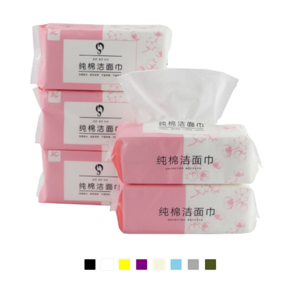 Cotton Face Clean Paper Towel Facial Wipe Tissue 4