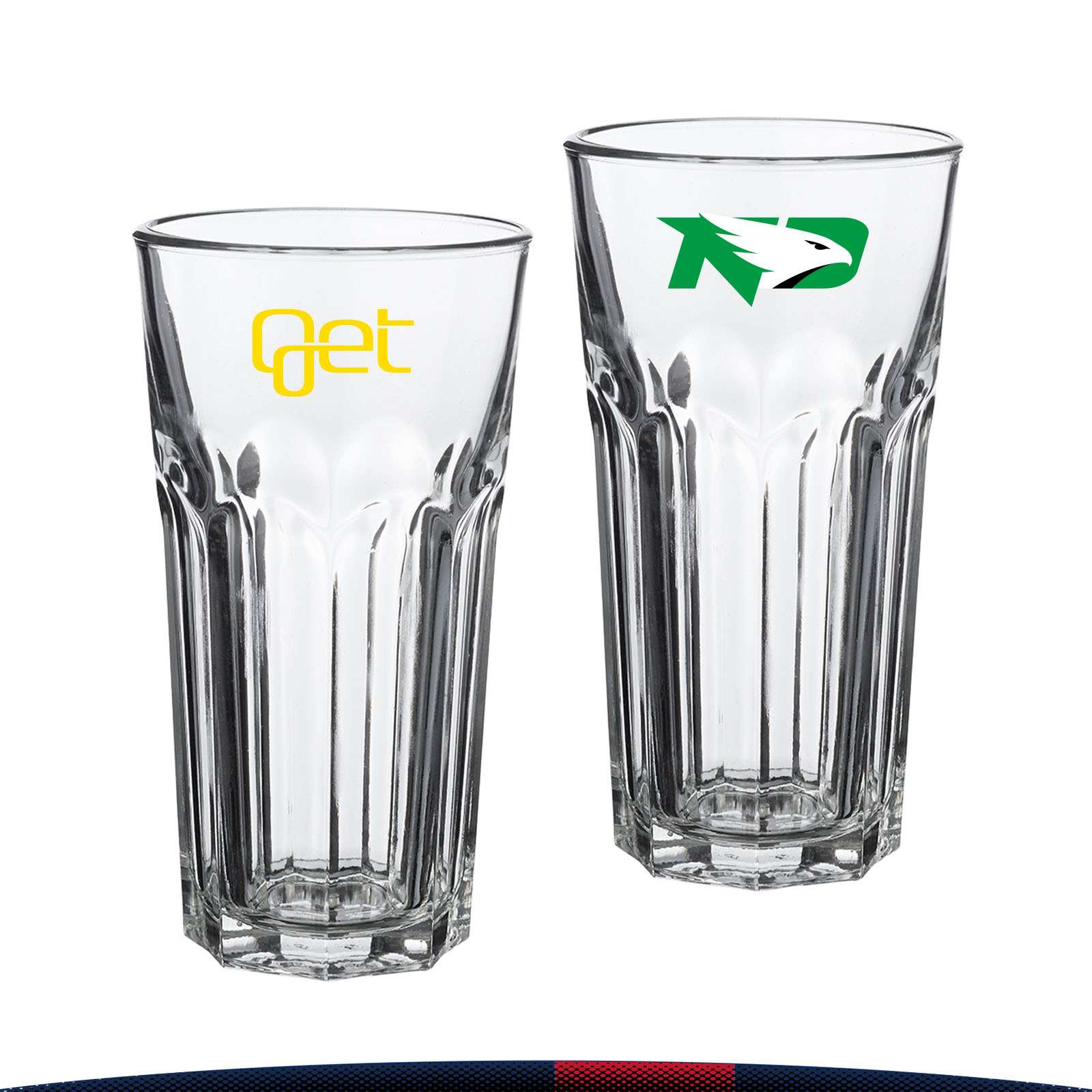 22 oz. Nolux Tall Beer Glass 2