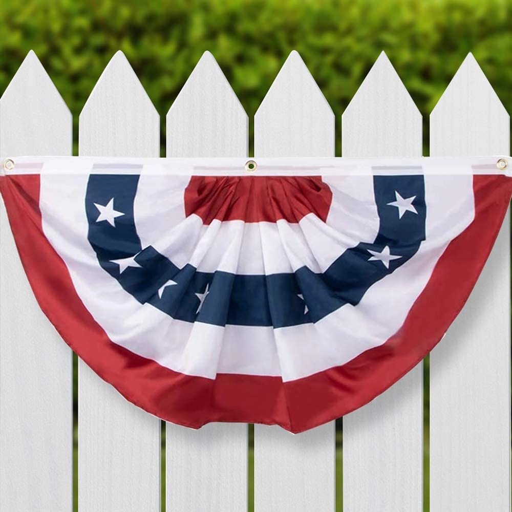 Usa Pleated Fan Flag 3