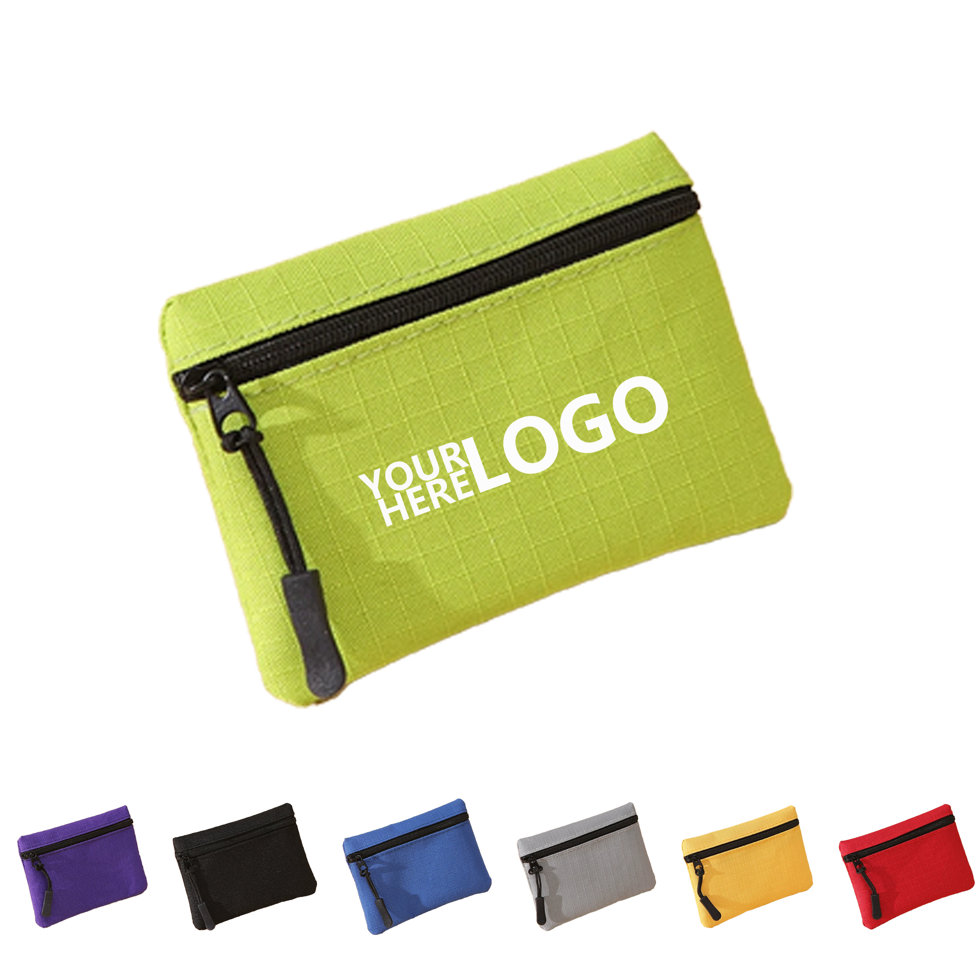 Ladies' Compact Oxford Cloth Zipper Wallet 1