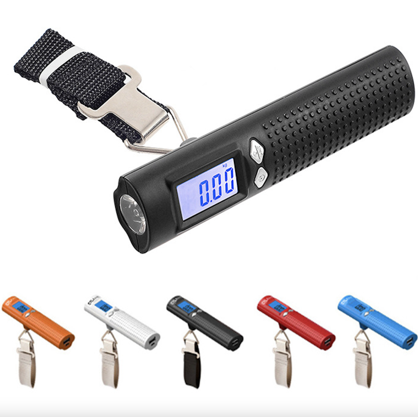 3 in 1 Luggage Scale with Power Bank & Flashlight 3