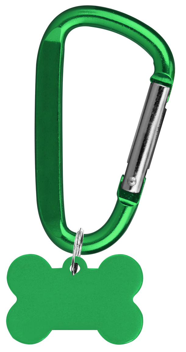 Aluminum Pet Tag with Carabiner 3