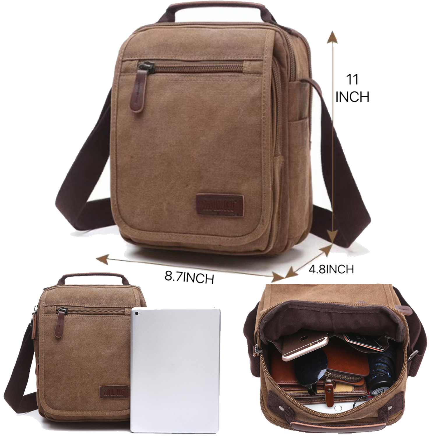 Canvas Crossbody Bag 2