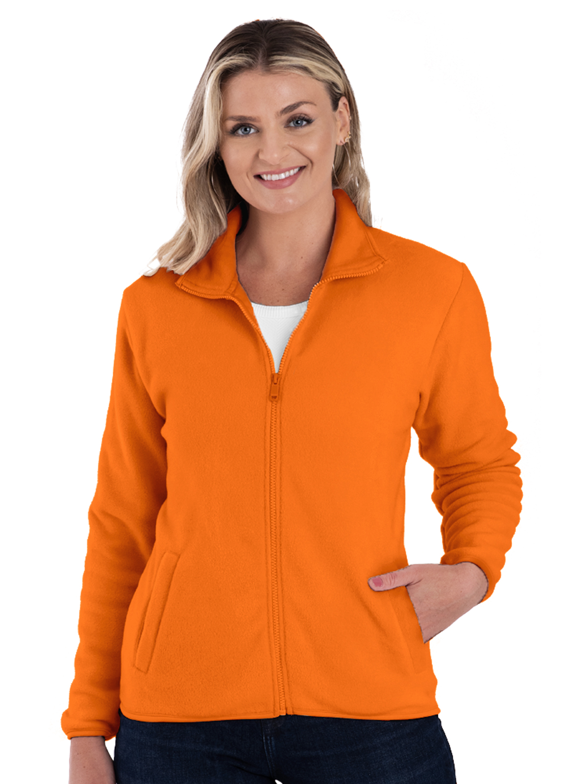 Blue Generation - Women's 2-Pocket Micro Fleece Full Zip Jacket 7