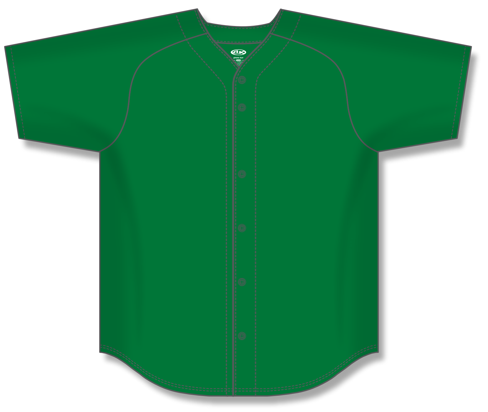 Full Button Baseball Jerseys BA5200-G01 3