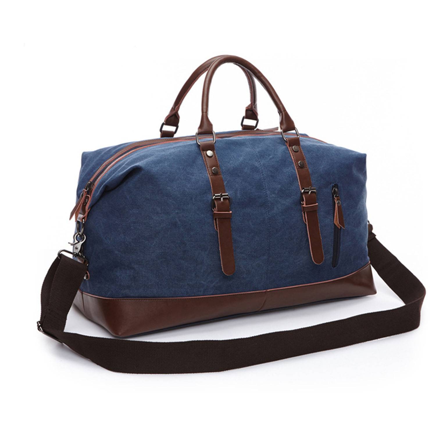 Large capacity canvas travel duffel bag 3